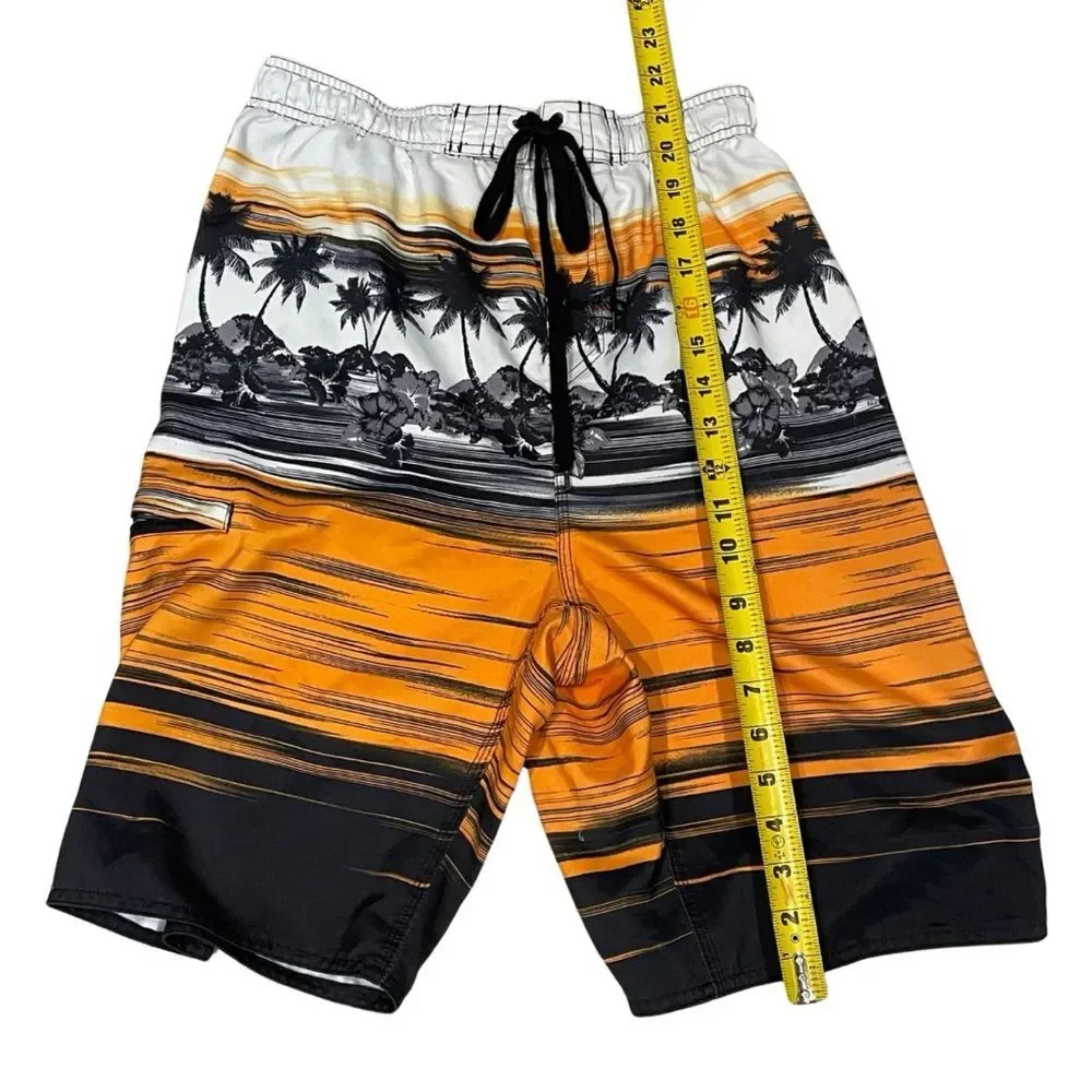 Burnside Men’s Board Shorts – Size Small – Vibrant Tropical Print NEW W/O TAGS